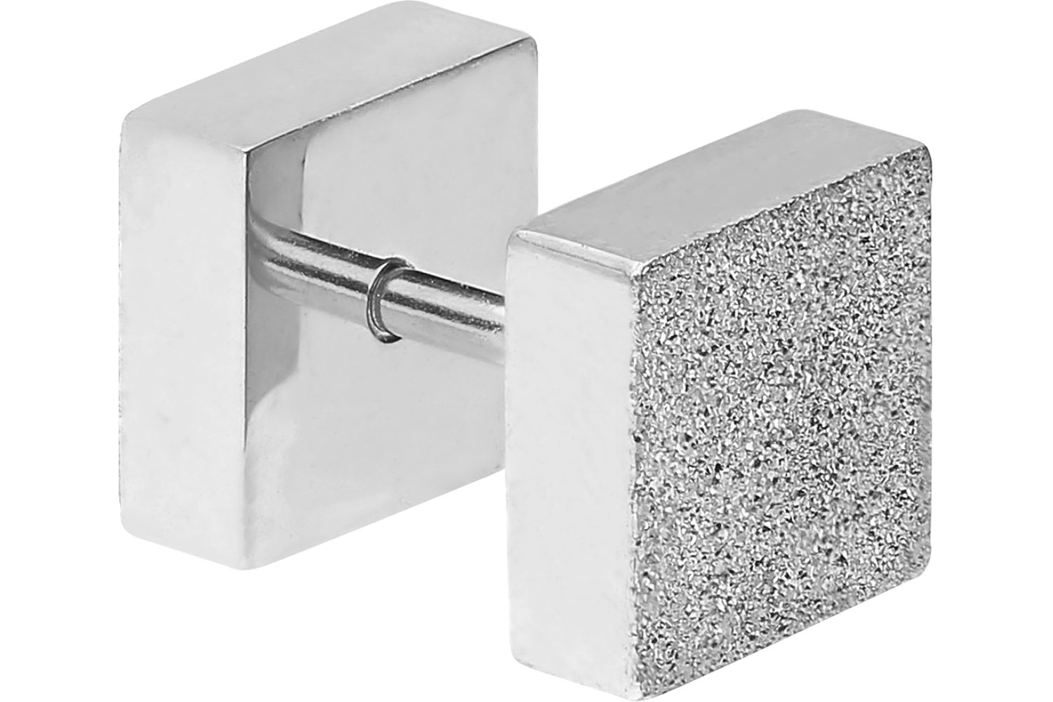 Chirurgenstahl Fake Plug QUADRAT DIAMANTOPTIK ++SALE++ von Piercingline